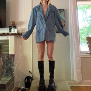 Denim Boxy/Oversized Overcoat
